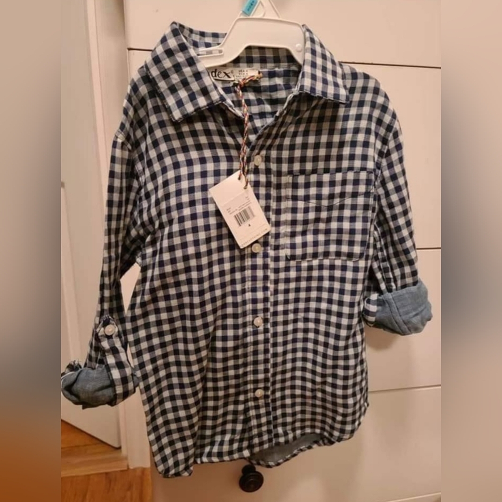 NWT Dex button up shirt 4T